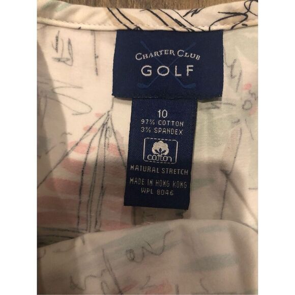 Charter Club Golf Sail boat coastal them skort size 10 - Picture 6 of 9